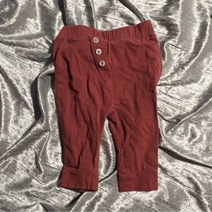 kate quinn sport joggers. red. little liam collection. size 3-6m